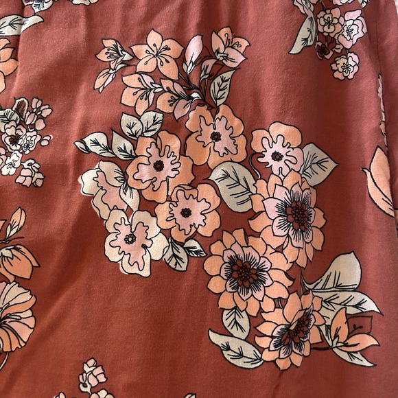 Free People Sunray Sarong Floral Midi Skirt Size 10 - Picture 12 of 12